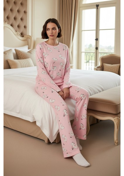 Kadın Ekose Desenli Bisiklet Yaka Pijama Takımı Fonksiyonel Dayanıklı Kaliteli Konforlu Şık modelleri