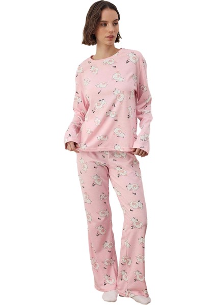 Kadın Ekose Desenli Bisiklet Yaka Pijama Takımı Fonksiyonel Dayanıklı Kaliteli Konforlu Şık fırsatları