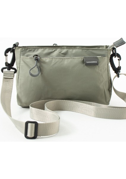 Sanmorris Kadın 3 Bölmeli Paraşüt Kumaş Ayarlanabilir Çapraz Askılı Çanta modelleri