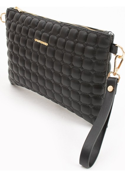 Sanmorris Kadın Suni Deri Mozaik Desen Ayarlanabilir Çapraz ve El Askılı Portföy, Clutch Çanta fırsatları