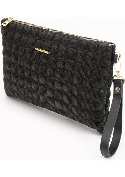 Sanmorris Kadın Suni Deri Mozaik Desen Ayarlanabilir Çapraz ve El Askılı Portföy, Clutch Çanta fırsatları