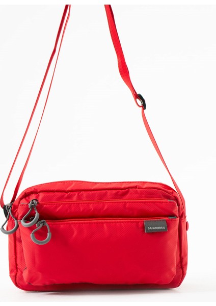 Sanmorris Kadın 3 Gözlü Paraşüt Kumaş Ayarlanabilir Çapraz Askılı Çanta fırsatları