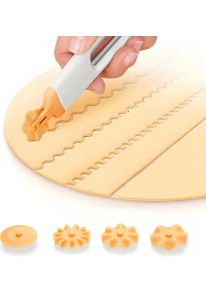 4 Başlıklı Hamur Kesici