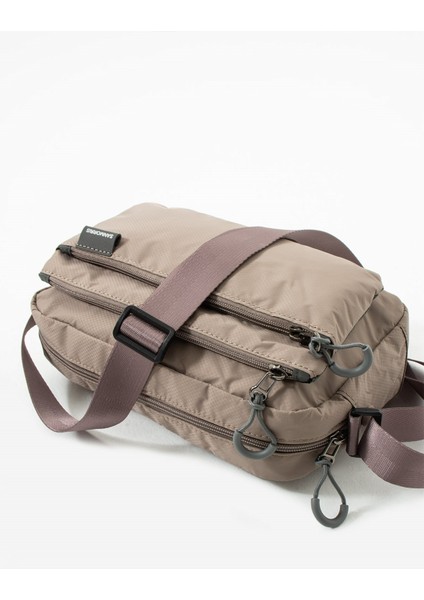 Sanmorris Kadın 3 Gözlü Paraşüt Kumaş Ayarlanabilir Çapraz Askılı Çanta fırsatları