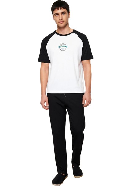 Erkek Baskılı Reglan Kol Pijama Takımı Fonksiyonel Dayanıklı Kaliteli Konforlu Estetik Şık fırsatları