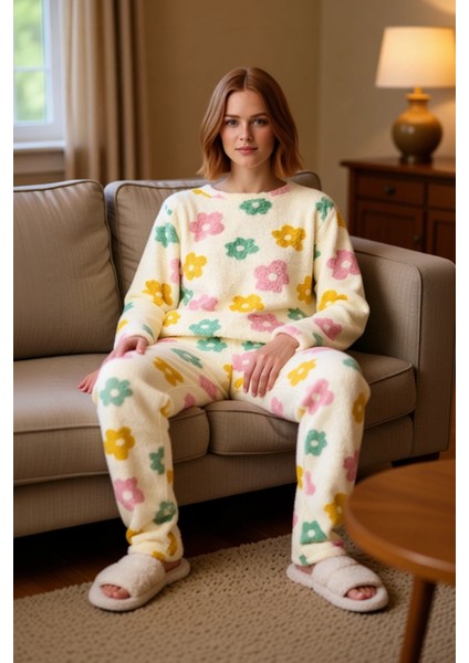 Kadın Ayıcıklı Wellsoft Pijama Takımı Fonksiyonel Dayanıklı Kaliteli Konforlu Estetik Spor