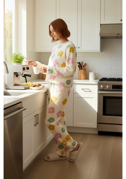 Kadın Ayıcıklı Wellsoft Pijama Takımı Fonksiyonel Dayanıklı Kaliteli Konforlu Estetik Spor fiyatları