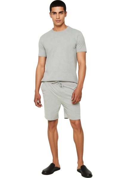 Erkek Casual Relaxed Fit Pijama Takımı Bisiklet Yaka Fonksiyonel Dayanıklı Kaliteli Modern fiyatları