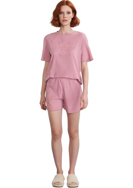 Kadın Için Fitilli Pijama Takımı Fonksiyonel Dayanıklı Kaliteli Konforlu Estetik Premium Şık modelleri