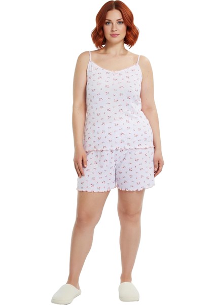 Kadın V Yaka Ince Askılı Çiçek Desenli Pijama Takımı Fonksiyonel Dayanıklı Kaliteli Modern fırsatları