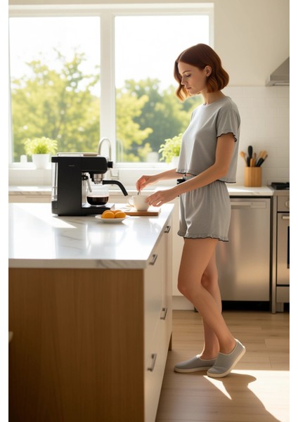 Kadın Melanj Fırfırlı Pijama Takımı Şortlu Fonksiyonel Dayanıklı Kaliteli Konforlu Estetik indirimleri