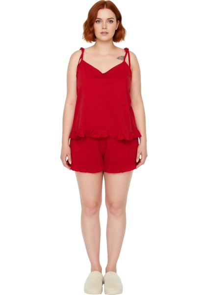 Kadın Leopar Desenli Askılı V Yaka Pijama Takımı Fonksiyonel Dayanıklı Kaliteli Konforlu Şık fırsatları