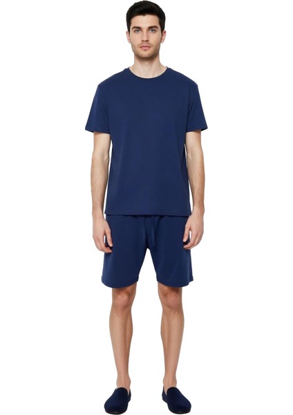 Erkek Casual Relaxed Fit Pijama Takımı Bisiklet Yaka Fonksiyonel Dayanıklı Kaliteli Modern fiyatları