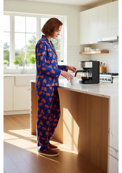 Kadin Kirmizi Yılbaşı Temali Pijama Takımı Fonksiyonel Dayanıklı Kaliteli Konforlu Estetik fiyatları