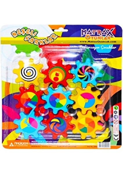 Neşeli Çarklar Eğlenceli Tasarımlı Kız Çocuk Oyunları 2-7 Yaş Arası İçin Renkli modelleri