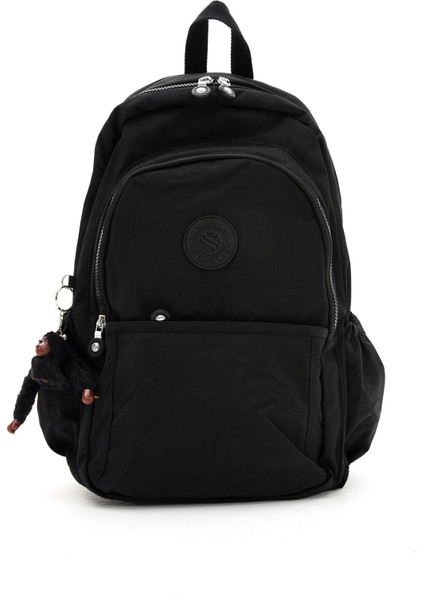 Sanmorris Unisex Suya Dayanıklı Krinkıl Kumaş Çok Gözlü Büyük Boy Okul ve Günlük Sırt Çantası indirimleri