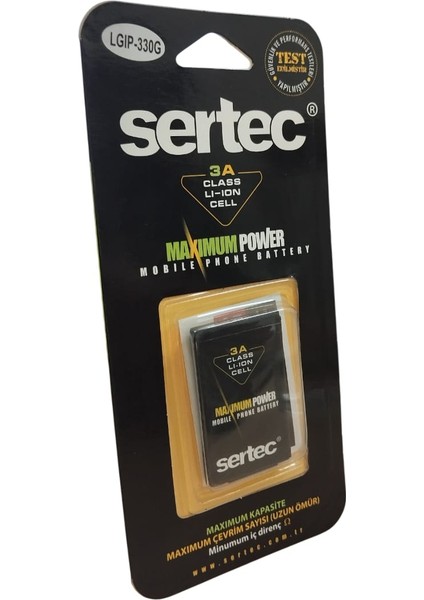 LG KM380 / KT520 / LGIP-330G Uyumlu Batarya