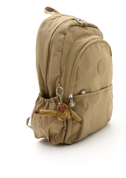 Sanmorris Unisex Suya Dayanıklı Krinkıl Kumaş Çok Gözlü Büyük Boy Okul ve Günlük Sırt Çantası indirimleri