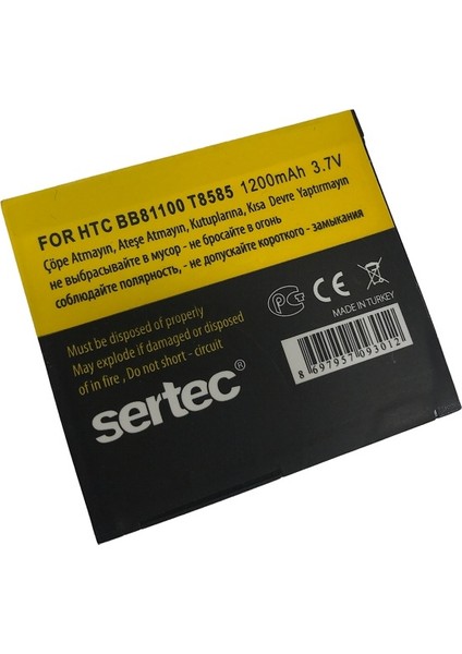 HTC T8585 Hd 2 Leo 100 / BB81100 Uyumlu Batarya