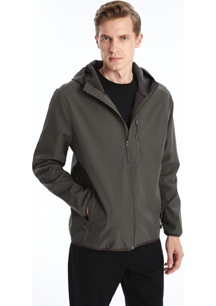 Yeni Sezon Standart Kalıp Kapüşonlu Erkek Yağmurluk