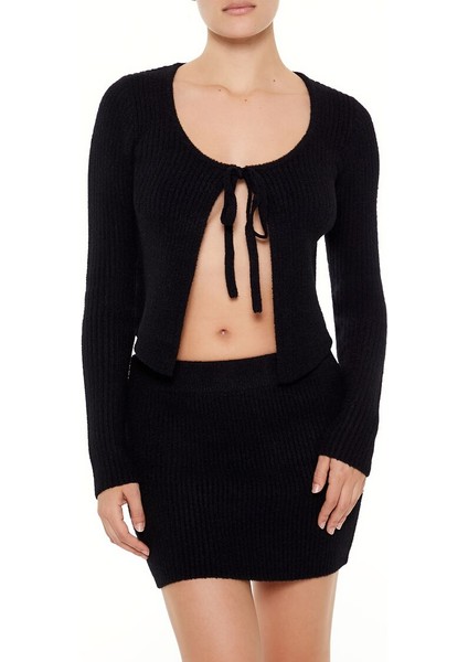 Triko Bağlamalı Hırka