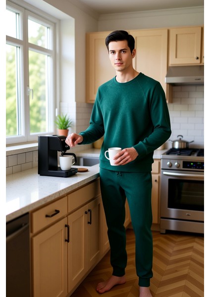 Erkek Waffle Dokuma V Yaka Pijama Takımı Açık Haki Fonksiyonel Dayanıklı Kaliteli Konforlu fiyatları