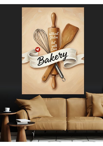 Fırıncılık Ekmek Pişirme Posteri Dekoratif Kanvas - Mdf Ahşap Tablo indirimleri