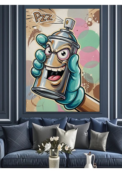 Konserve Sprey Boya Adam Dekoratif Kanvas - Mdf Ahşap Tablo indirimleri