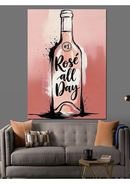 Kırmızı Şarap Afişi Dekorasyon Dekoratif Kanvas - Mdf Ahşap Tablo indirimleri