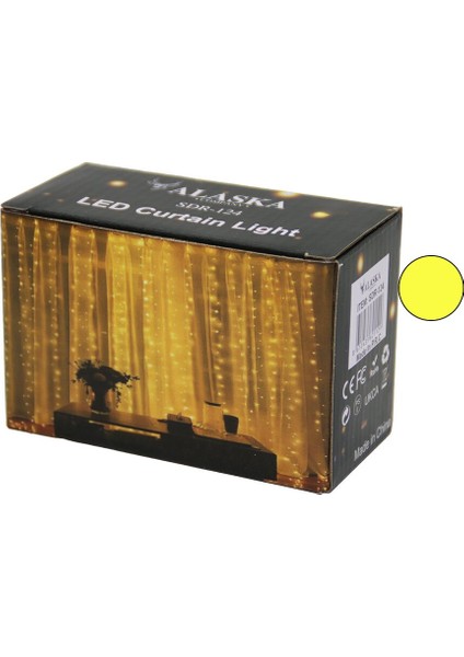 Gün Işığı 3X3MT USB - Kumandalı Tel Perde LED - Dekor Lamba (2818)