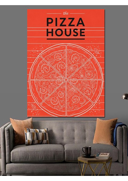 Pizza Ev Tarzı Italyan Dekoratif Kanvas - Mdf Ahşap Tablo indirimleri