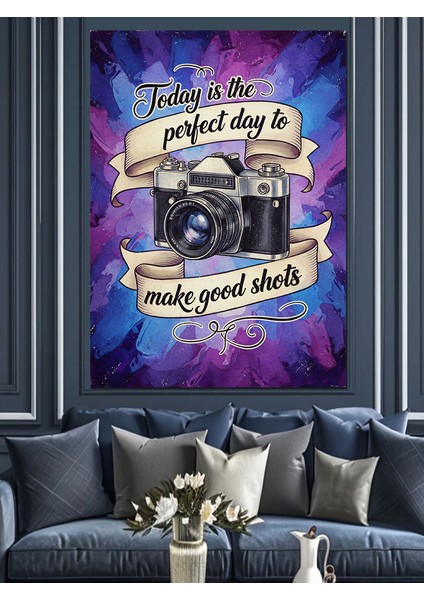 Eski Kamera Filmli Sözler Dekoratif Kanvas - Mdf Ahşap Tablo modelleri