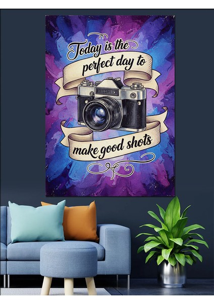 Eski Kamera Filmli Sözler Dekoratif Kanvas - Mdf Ahşap Tablo indirimleri
