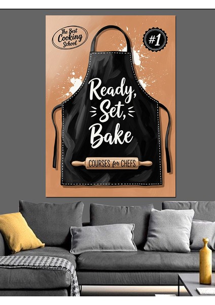 Hazır Pişir Ekmek Önlüğü Dekoratif Kanvas - Mdf Ahşap Tablo fiyatları