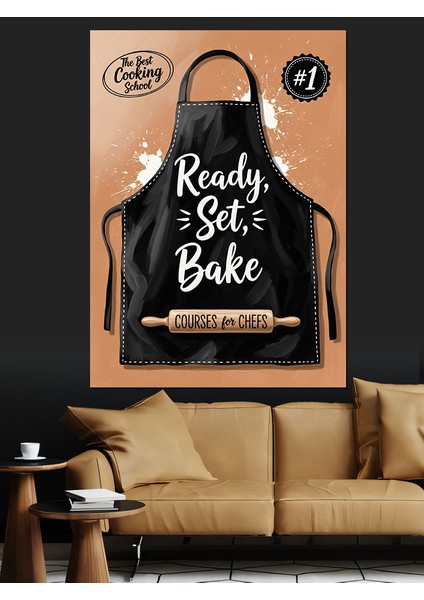 Hazır Pişir Ekmek Önlüğü Dekoratif Kanvas - Mdf Ahşap Tablo fırsatları