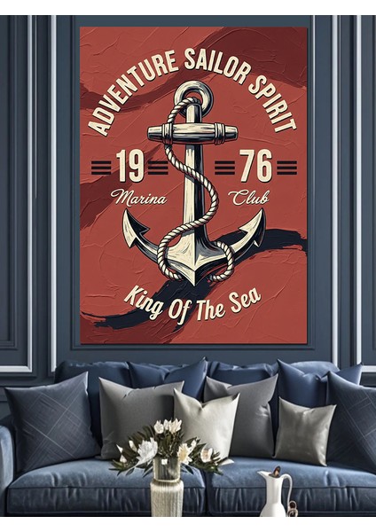 Yelkenli Gemi Deniz Macerası Dekoratif Kanvas - Mdf Ahşap Tablo fırsatları