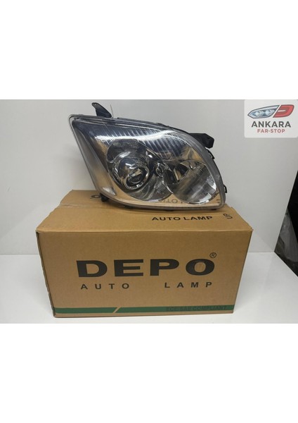Toyota Avensis 2003 - 2005 Sağ Far Lambası (Sağ Far - Depo Marka) fiyatları