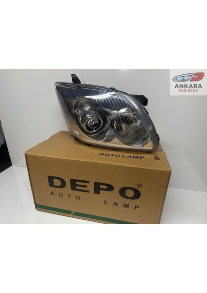 Toyota Avensis 2003 - 2005 Sağ Far Lambası (Sağ Far - Depo Marka) modelleri