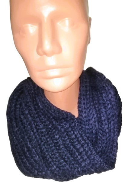 Kadın Örgü Boyunluk Lacivert fırsatları