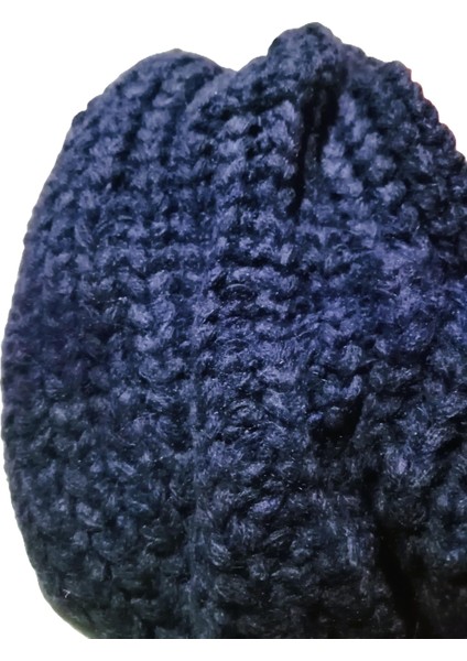 Kadın Örgü Boyunluk Lacivert