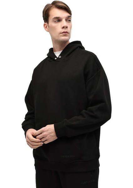 5W MB Ros 17HS109 5pr Sıyah Erkek Sweatshırt