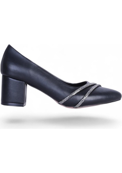 Pıno4 Siyah Kadın 7cm Topuklu Ayakkabı fiyatları