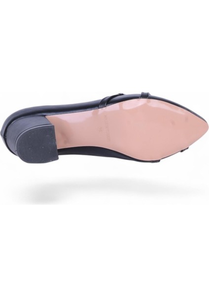 Pıno5 Siyah Kadın 7cm Topuklu Ayakkabı fırsatları