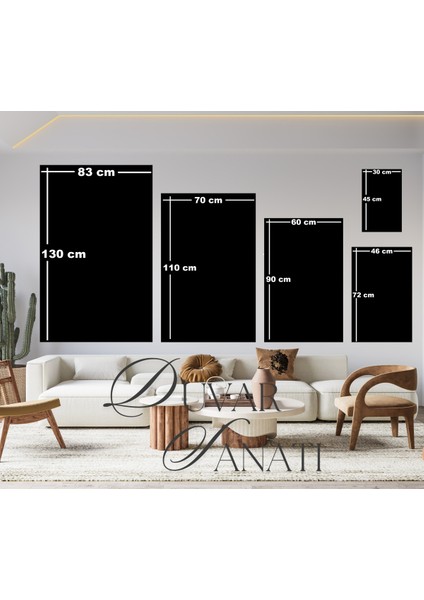 Atatürk Portre Dikey Cam Tablo, Ev Iş Kurum Ofis Büyük Hediyelik Tablo