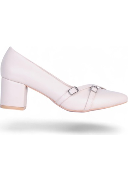 Pıno5 Krem Kadın 7cm Topuklu Ayakkabı fiyatları