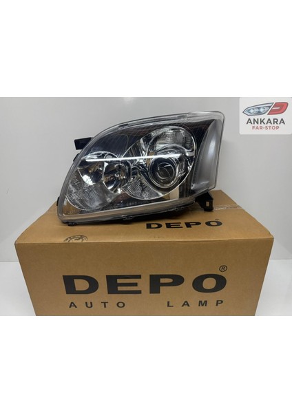 Toyota Avensis 2003 - 2005 Sol Far Lambası (Sol Far - Depo Marka)