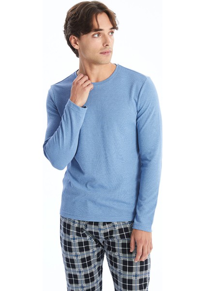 Yeni Sezon Standart Kalıp Erkek Pijama Takımı