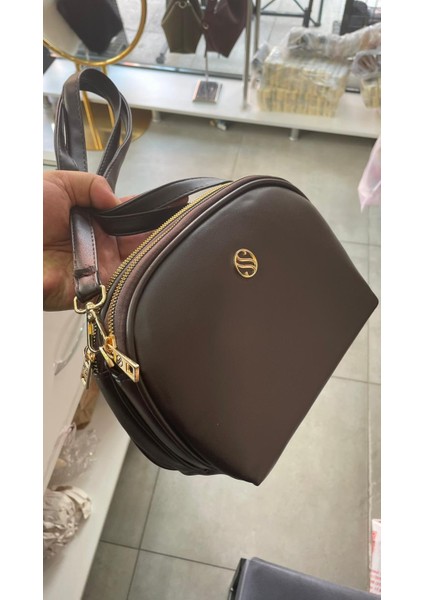 Çapraz Askılı 3 Gözlü Kadın Çapraz Çanta