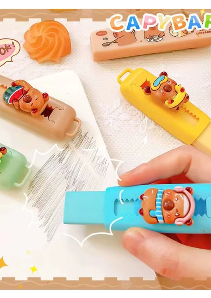 Kapibara Capibara Sürgülü Silgi – Sevimli Renkli Silgi Tekli fiyatları