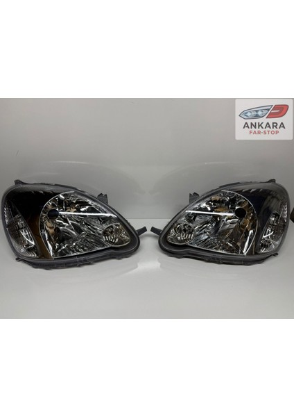 Toyota Yaris 2003 - 2005 Far Lambası Sağ-Sol Takım (Sağ-Sol Takım-2 Far) fırsatları